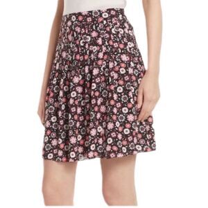 Kate Spade Floral Pleated Mini Skirt